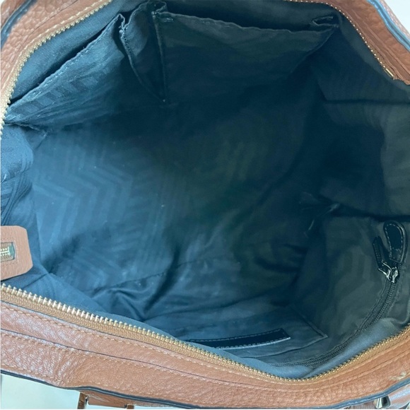 Rebecca Minkoff Brown Leather Regan Satchel Bag - Picture 10 of 12